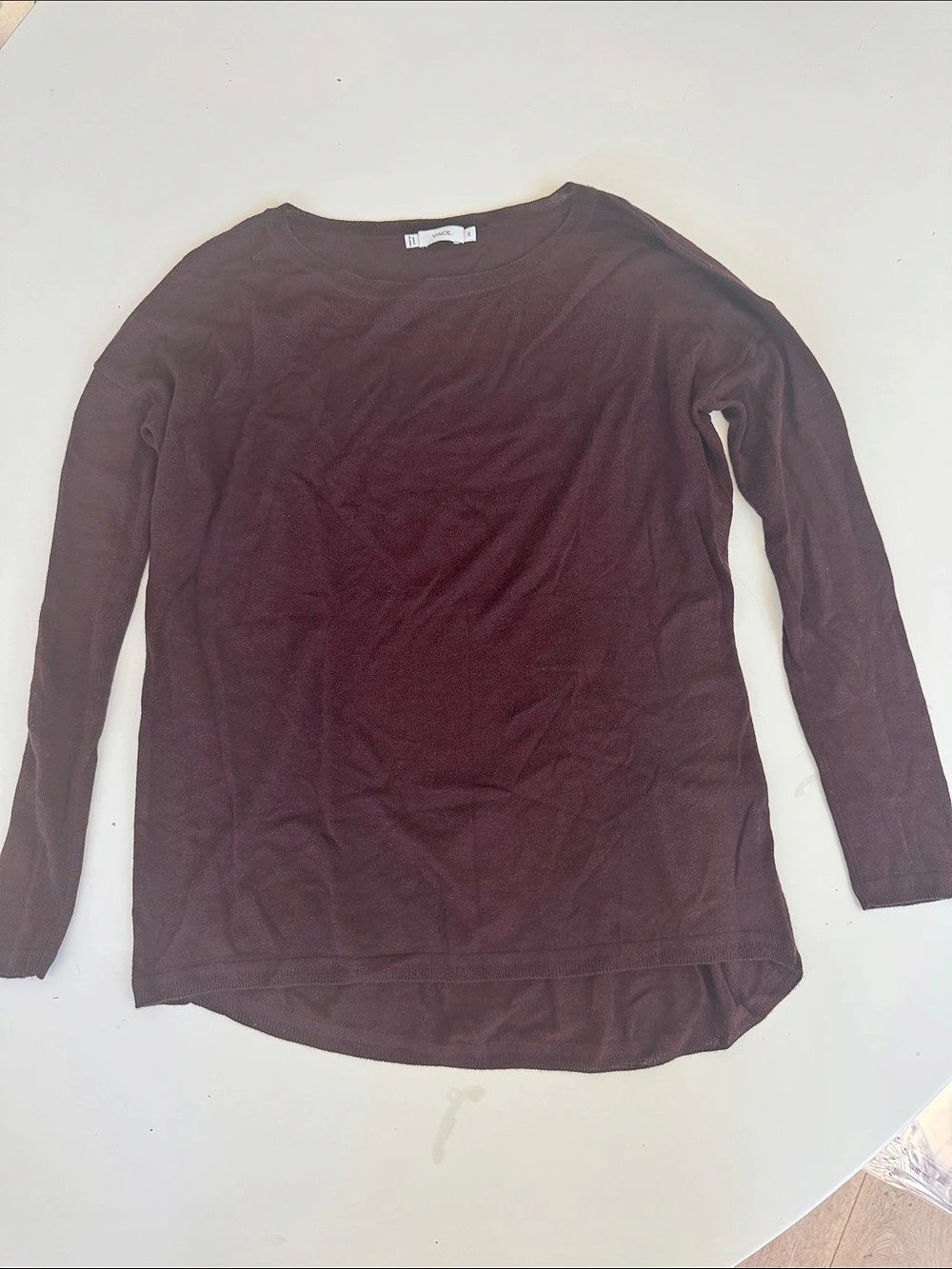 Vince Long Sleeve Top in Purple